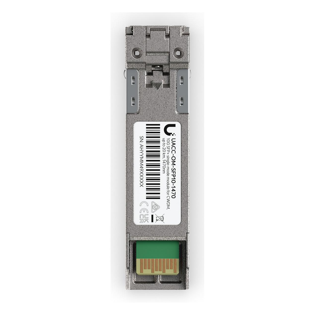 Transceiver Ubiquiti UACC-OM-SFP10-1470, SFP+, 10 Gbps, LC Duplex, 1470 nm, 20 km, Single-Mode - Argjend - 4