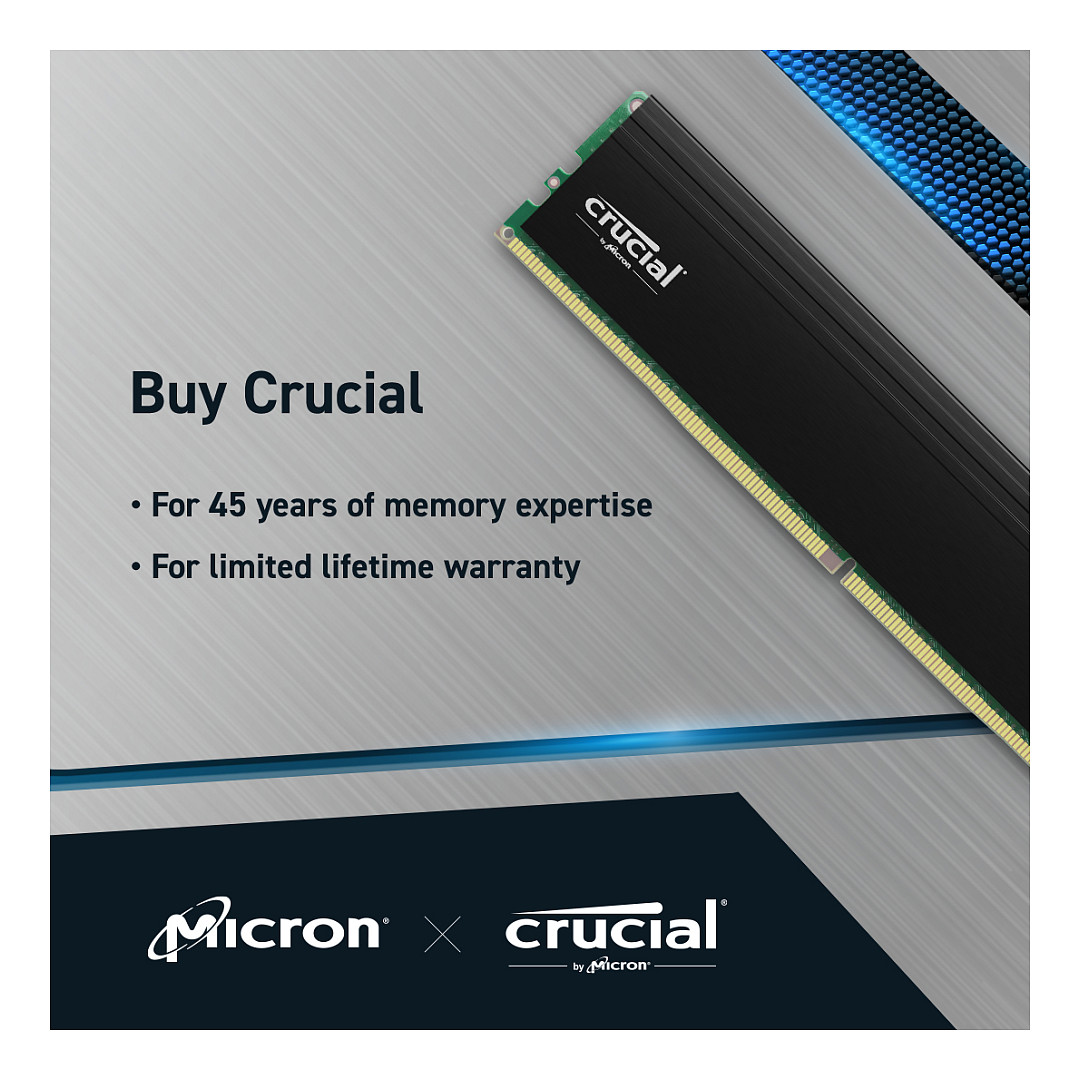 RAM Memorie DDR4 3200 64GB KIT Crucial 32GBx2 - 6