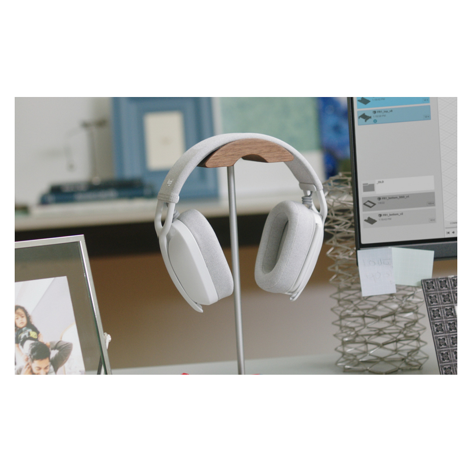 Kufje pa kabllo Logitech Zone Vibe 100 - Bardhë - 5