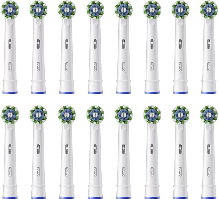 Koka Zëvendësuese për Furçë Dhëmbësh Oral-B Pro CrossAction / 16 Copë / Fije në Formë X / 16° – Bardhë