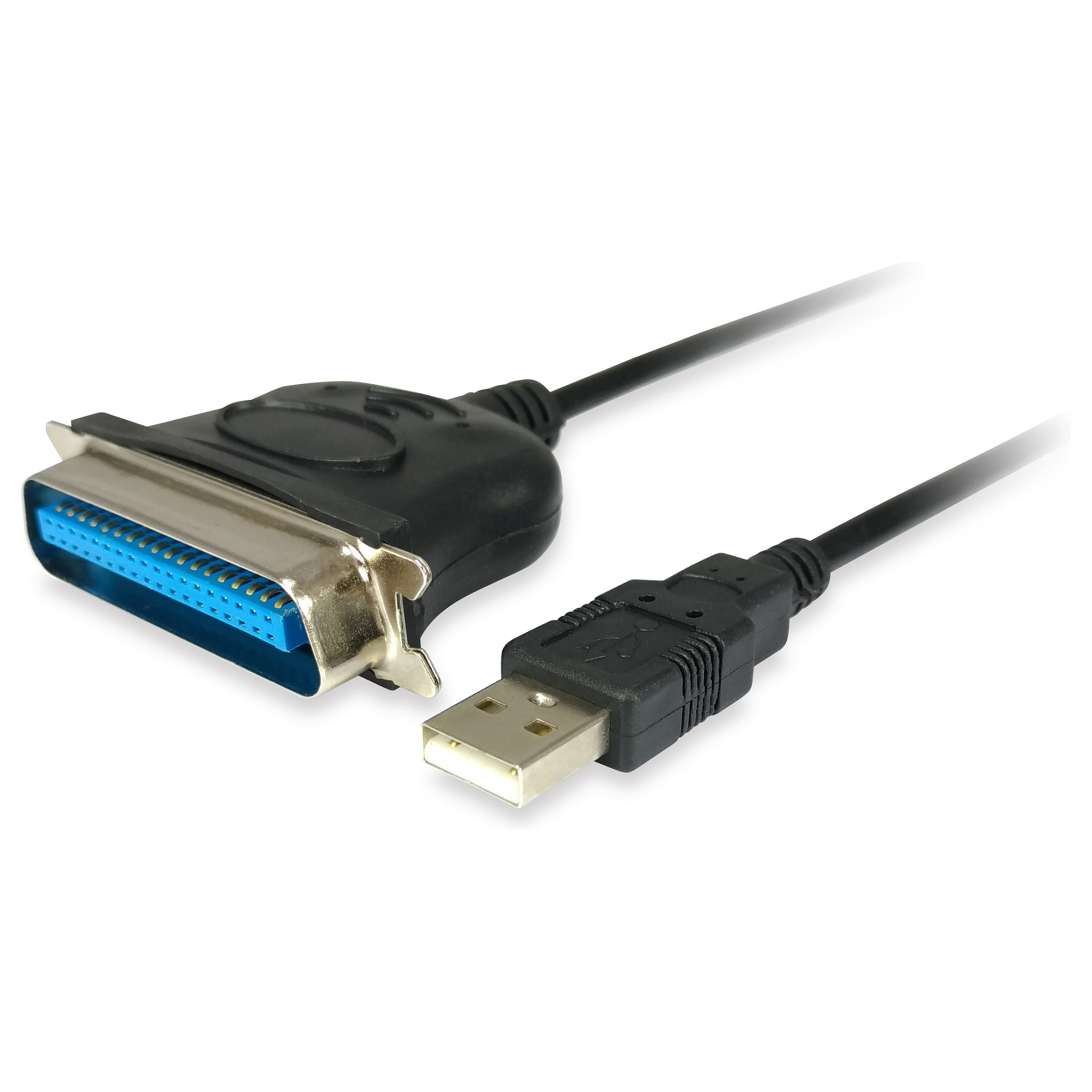 Adapter USB Equip 133383 / USB-A në Centronics IEEE1284 36-pin / USB 2.0 / 1.5 m / Plug and Play - Zezë