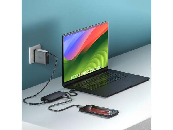 Hub Satechi ST-P8KED / 4x USB-C / 1x HDMI 8K / Ethernet / SD / 1x USB-C 85W – Zezë - 4