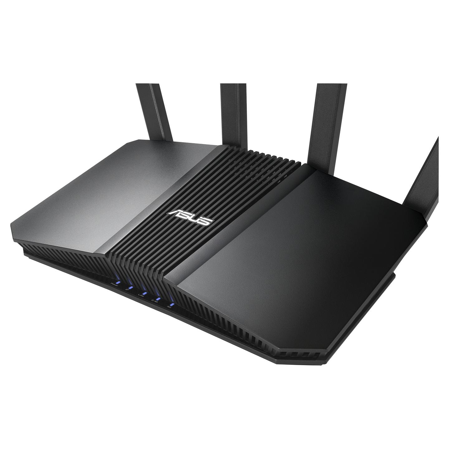 ASUS, RT-BE55, Ruter Wi-Fi 7, BE3600, Dual-Band, 1× 2.5GbE WAN + 4× Gigabit LAN – Zezë - 12