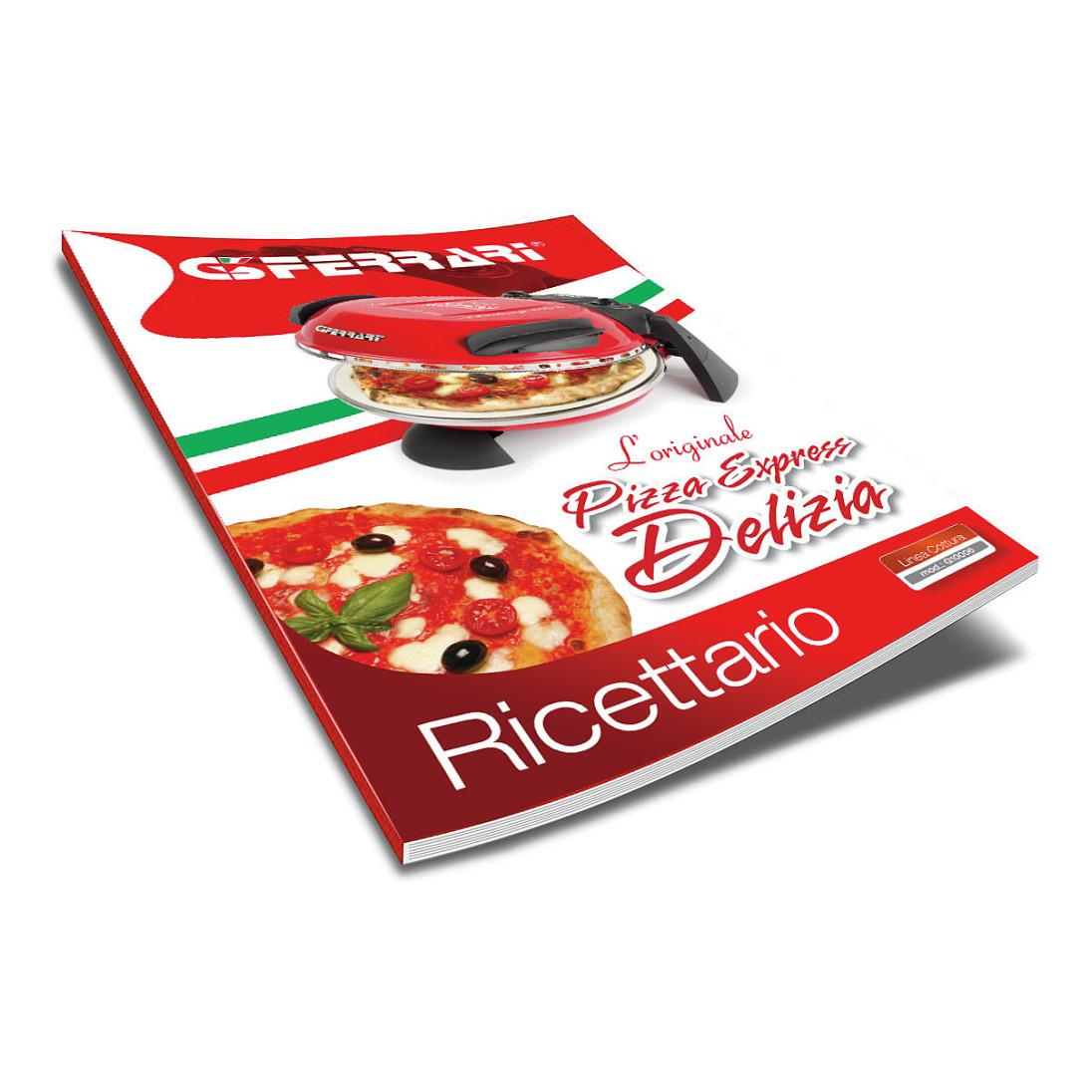 Furrë Pice G3 Ferrari Delizia, 1200W, 400°C, 31cm, Gur Refraktar, Timer - Kuqe - 10