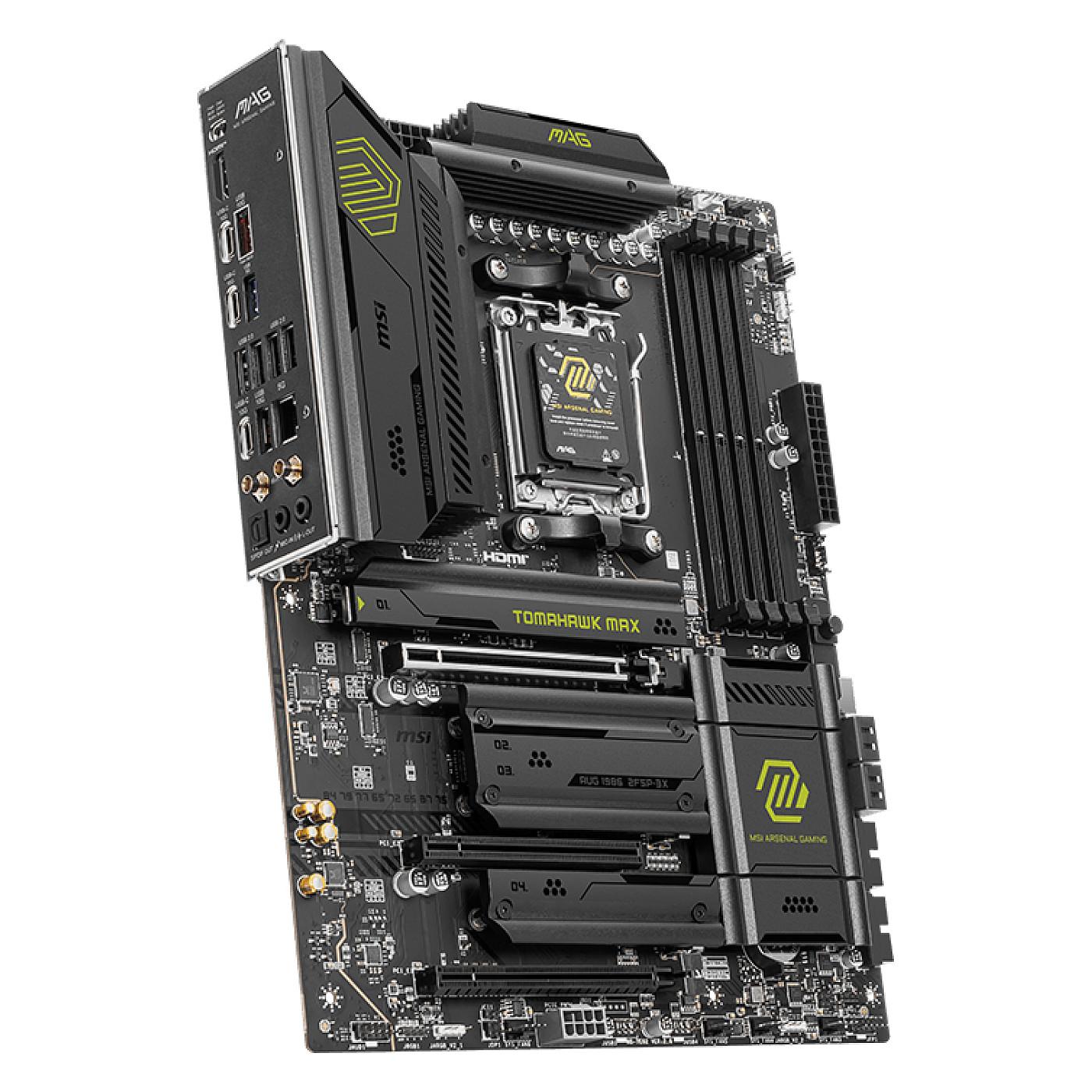 Pllakë Amë MSI MAG B850 TOMAHAWK MAX WIFI / AMD AM5 / B850 / DDR5 / ATX / Wi-Fi 7 / 5GbE LAN - 4