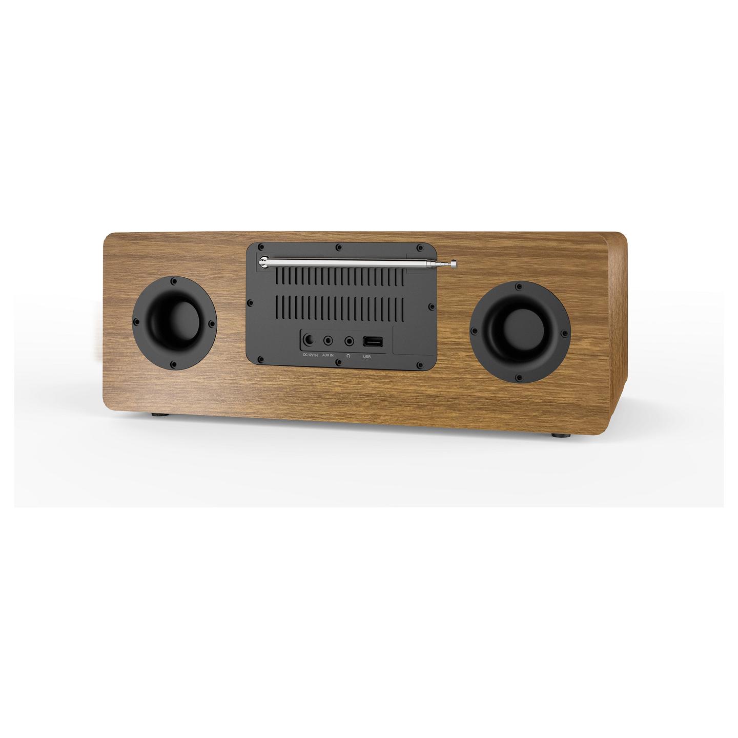 Sistem muzikor Denver MIR-270DW, radio interneti, DAB+, FM, CD, Bluetooth, ekran me ngjyra 2.4", 2 × 10 W RMS, USB, AUX - Dru i errët - 5