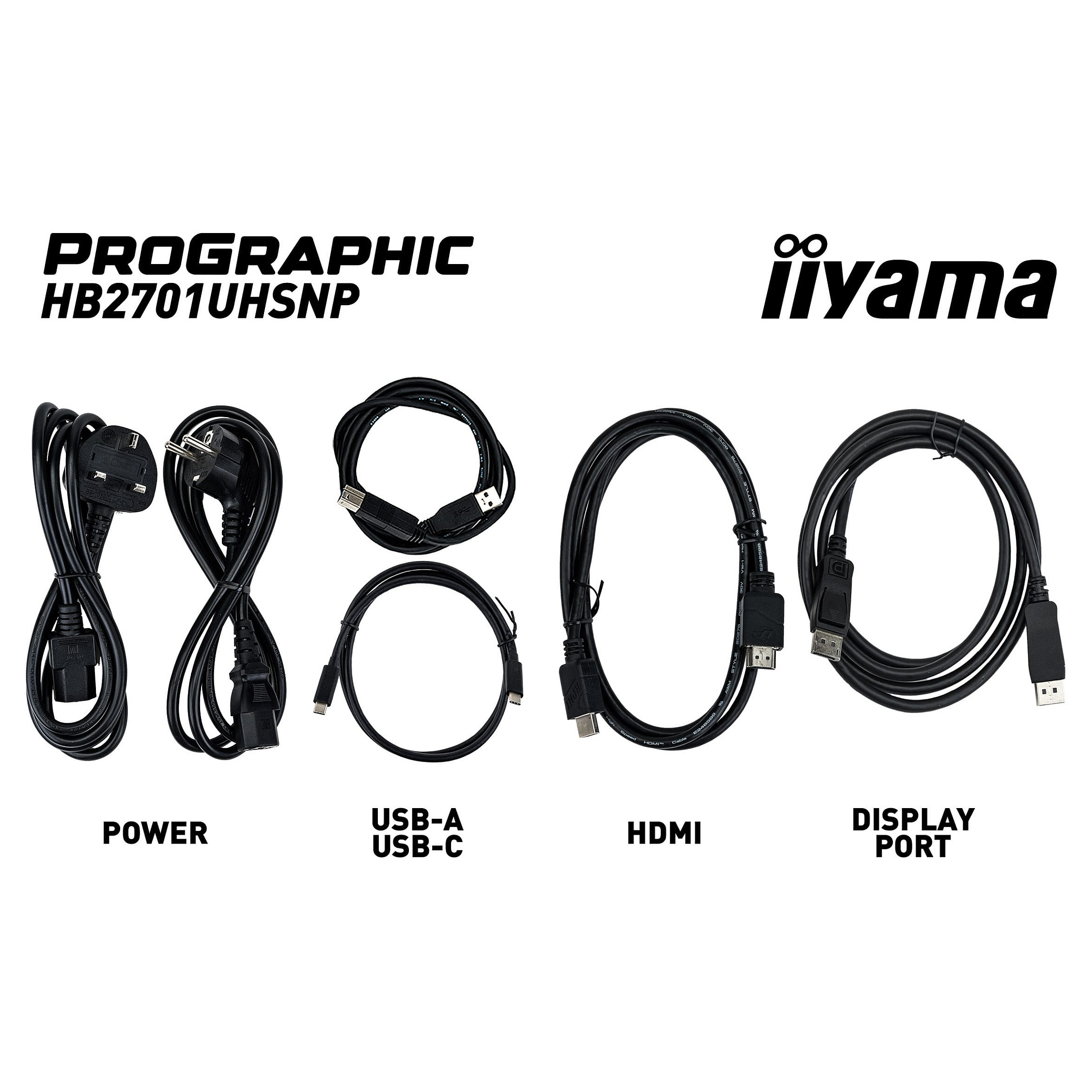 Monitor iiyama ProGraphic HB2701UHSNP-B1 / 27"/ 4K Ultra HD IPS Black / LCD / 60 Hz / 4 ms / HDMI+USB+DP+HDCP - Zezë - 19