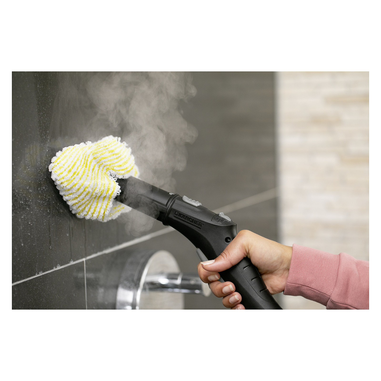 Pastrues me avull Kärcher SC 4 EasyFix Cylinder Steam Cleaner - Bardhë / Verdhë - 8