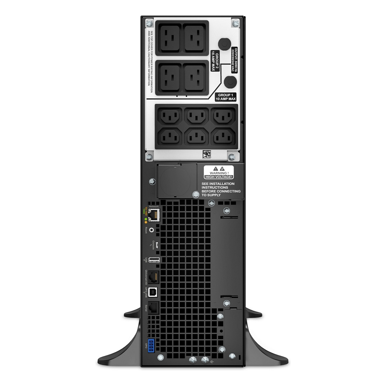 APC Smart-UPS SRT5KXLI – 5000VA 4500W Online Double Conversion Rack UPS with Pure Sine Wave, LCD, SmartSlot & SNMP – High Availability Power Protection for Servers & IT Infrastructure - 2