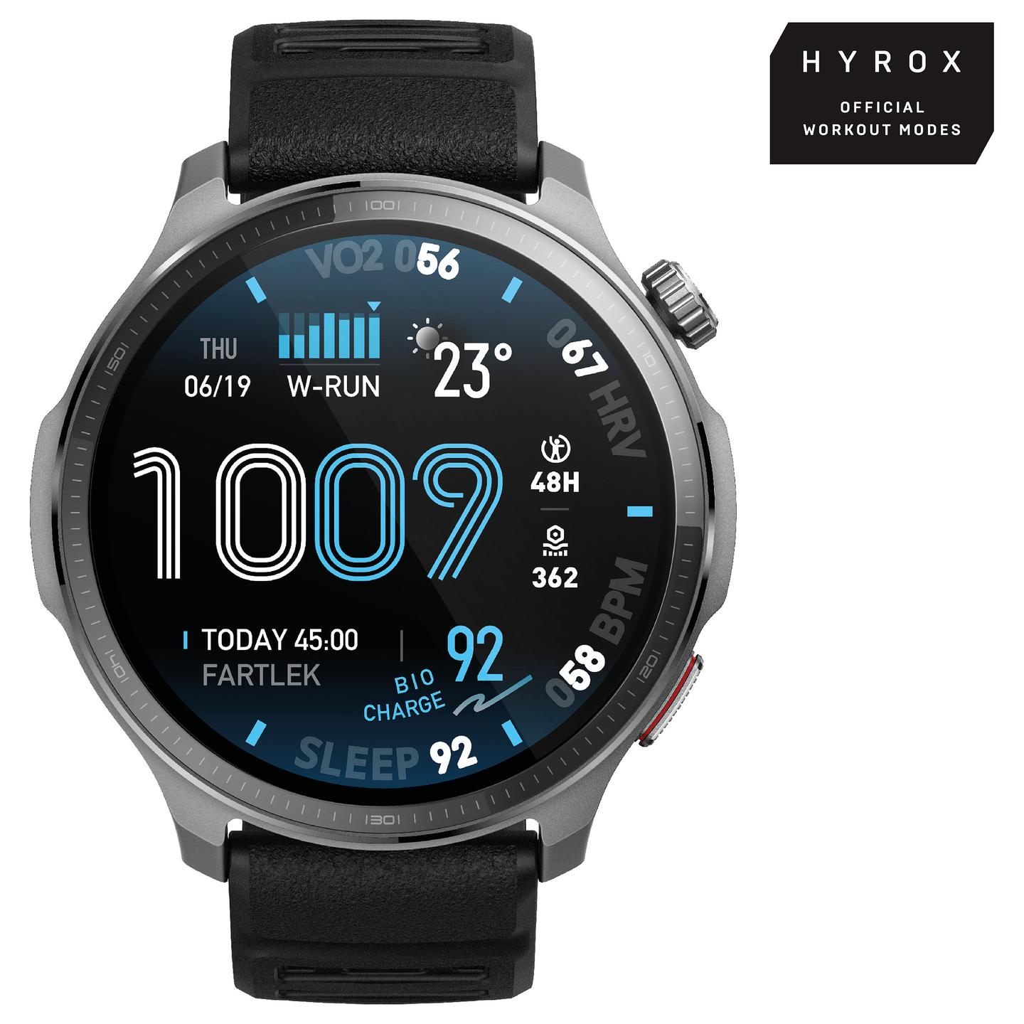 Orë e Mençur Amazfit Balance 2XT / 1.5" AMOLED / GPS / NFC / 5 ATM / 658 mAh - Zezë