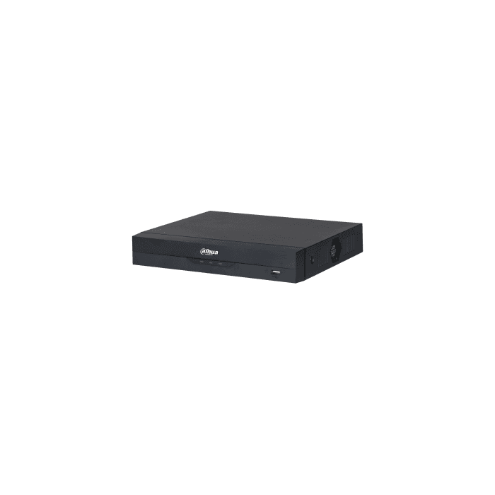 NVR Dahua Technology WizSense NVR4104HS-P-EI, 4 kanale IP, 4 porta PoE, dalje HDMI 4K UHD, H.265+, inteligjencë artificiale, 1 × SATA deri në 16TB, HDMI, VGA, LAN 10/100 Mbps - Zezë