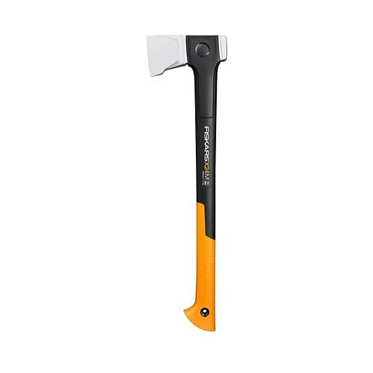 Sëpatë për Çarjen e Drurit Fiskars X-series X24, Madhësi M, 60cm, me Mbrojtëse Tehu - Zezë/Portokalli