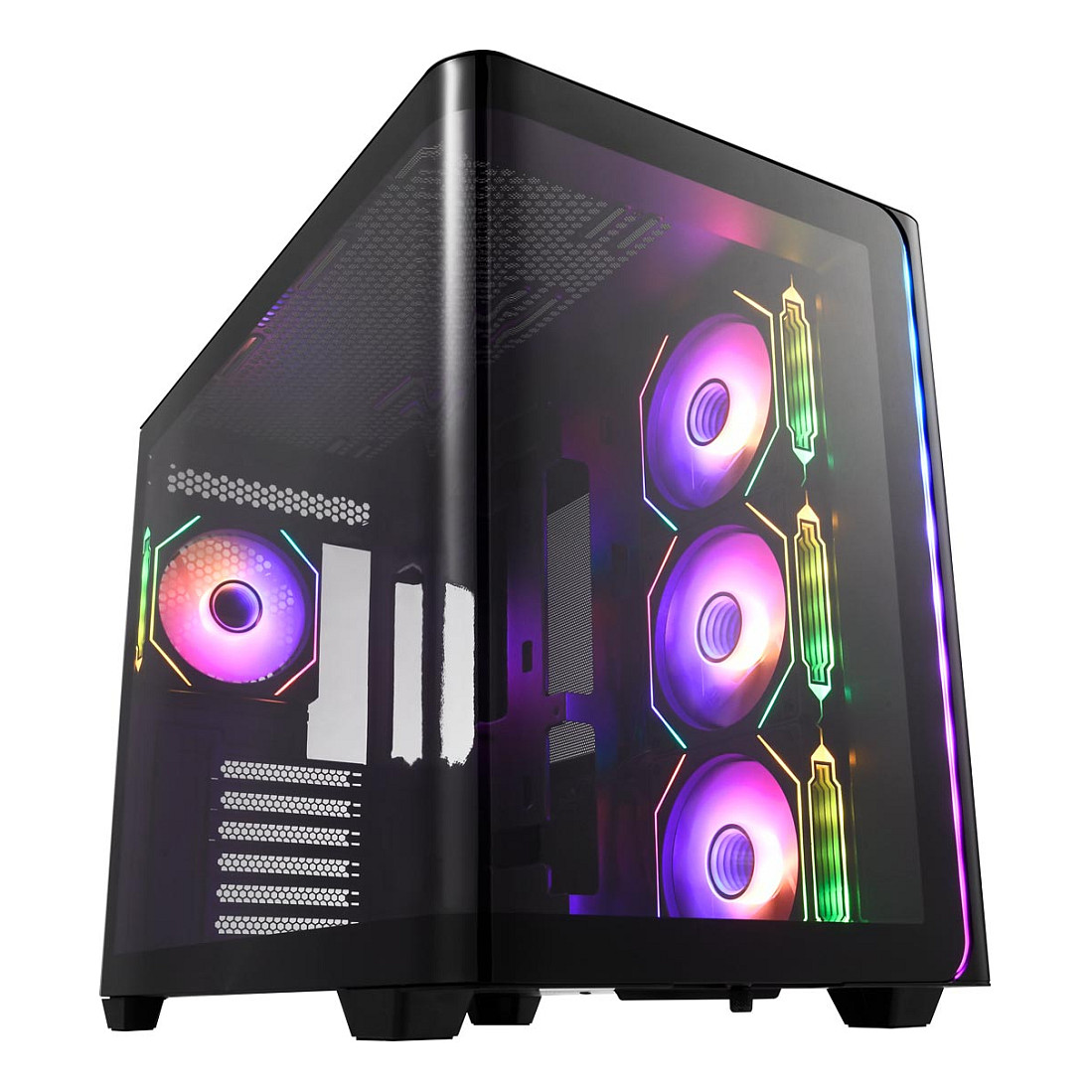 Kasë FSP M580-BA ARGB TG Mid Tower – Zezë - 1