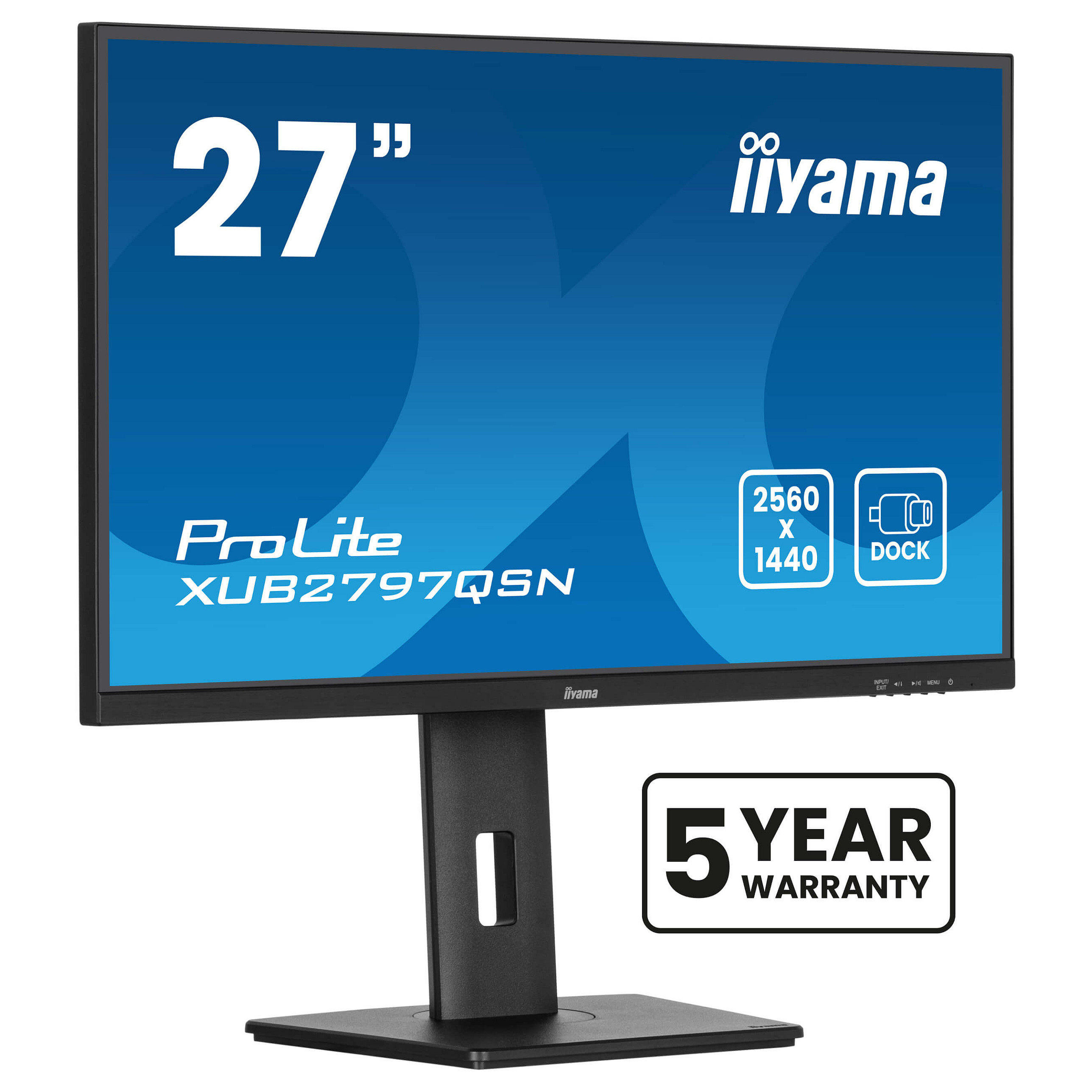 Monitor iiyama XUB2797QSN-B2 / 27 Inch / 2K Ultra HD / 100Hz / 1ms / I zi - 1