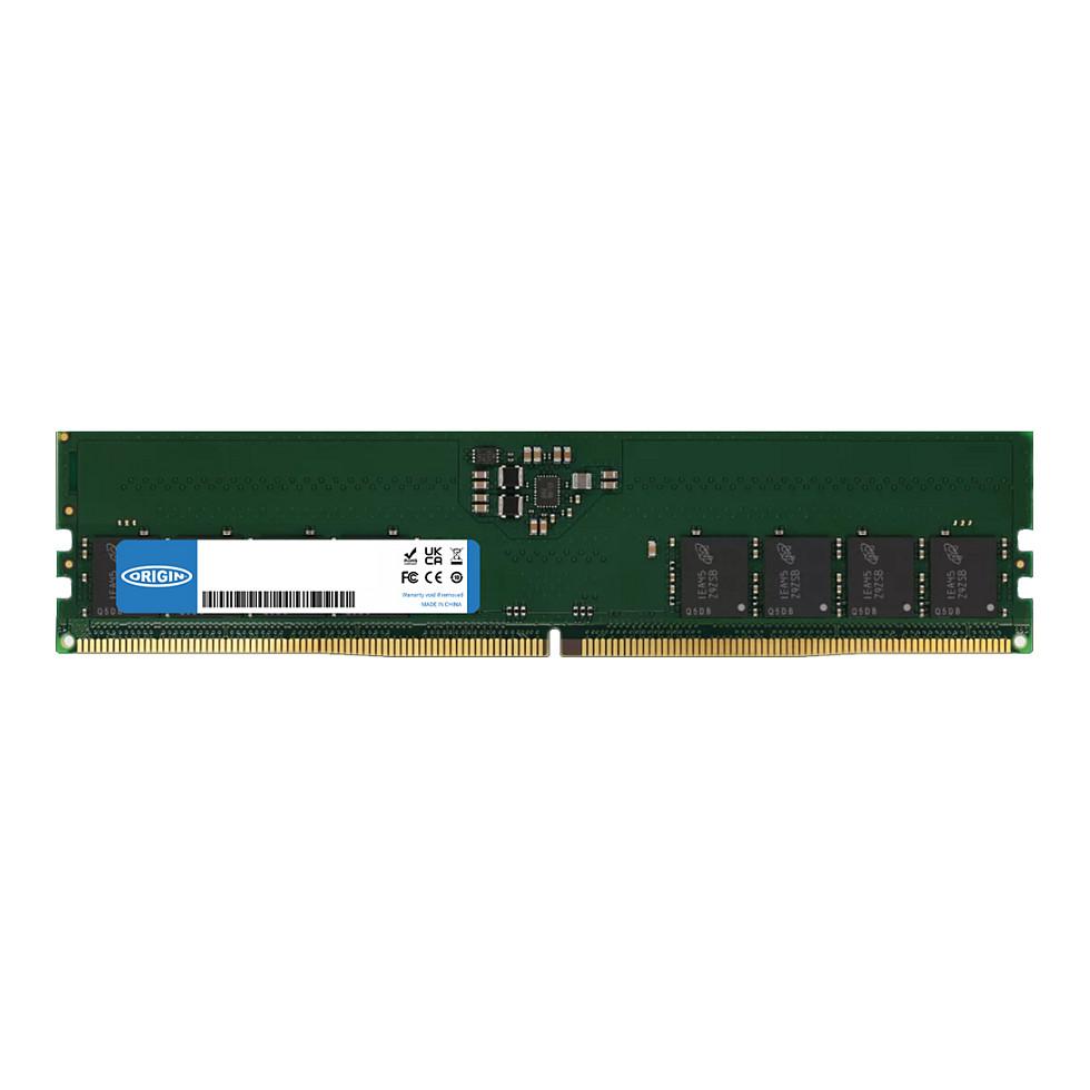 RAM Memorie DDR5 Origin Storage / 32GB / UDIMM / 2Rx8 / Non-ECC / 4800MHz / 1.1V / OM32G54800U2RX8NE11