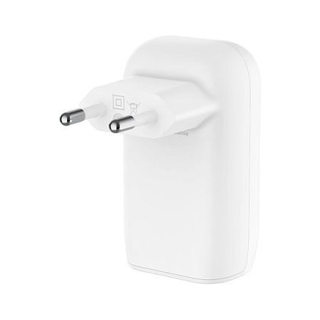 Karikues Belkin WCC002vfWH / 67W / 3x USB-C / PD 3.1 / PPS / Fast Charging - Bardhë - 3