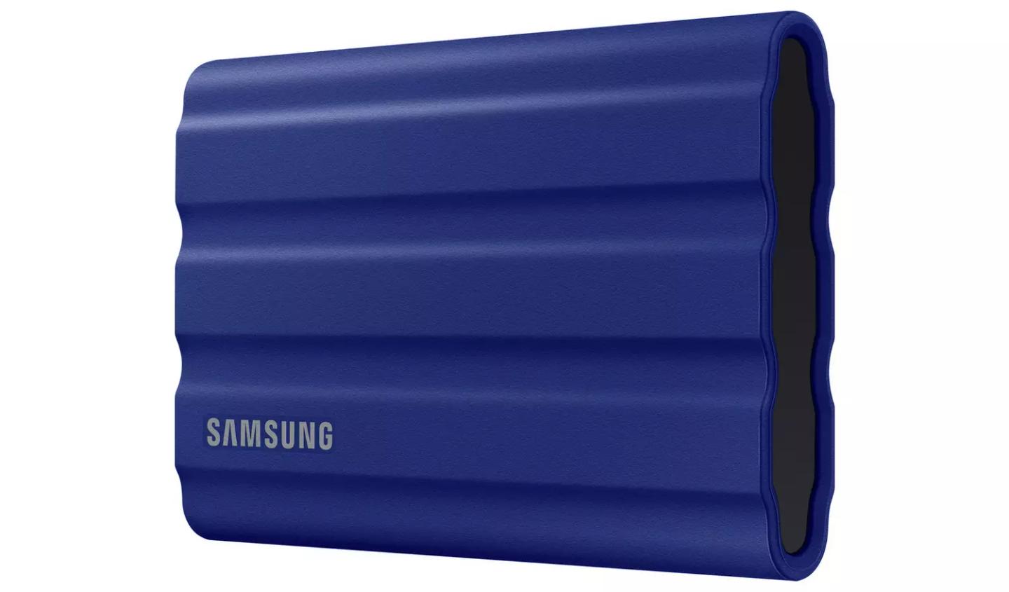 SSD e Jashtme Samsung T7 Shield, 2TB, USB 3.2 Gen 2, 1050MB/s Read, 1000MB/s Write, IP65 - Blu - 2