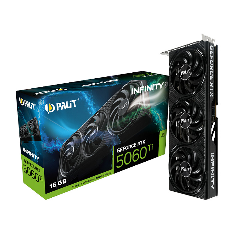 Kartelë Grafike NVIDIA GeForce RTX 5060 Ti / 16GB GDDR7 / Palit Infinity 3 - 10