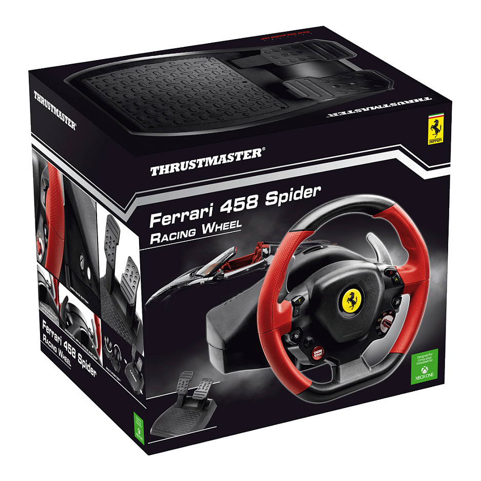 Kontroller Timon & Pedale Thrustmaster Ferrari 458 Spider - Zezë/Kuqe - 5