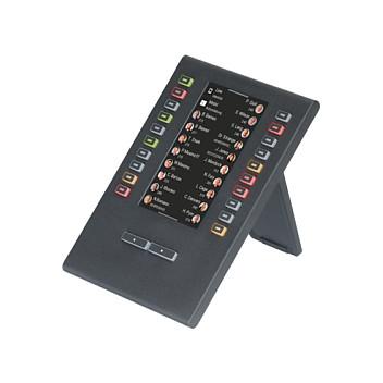 Modul Zgjerimi për Telefon VoIP Auerswald COMfortel D-XT20i / 90271 / 20 Taste të Programueshme / Ekran TFT 4.3" / USB 2.0 / 3 Nivele / Plug & Play – Zezë