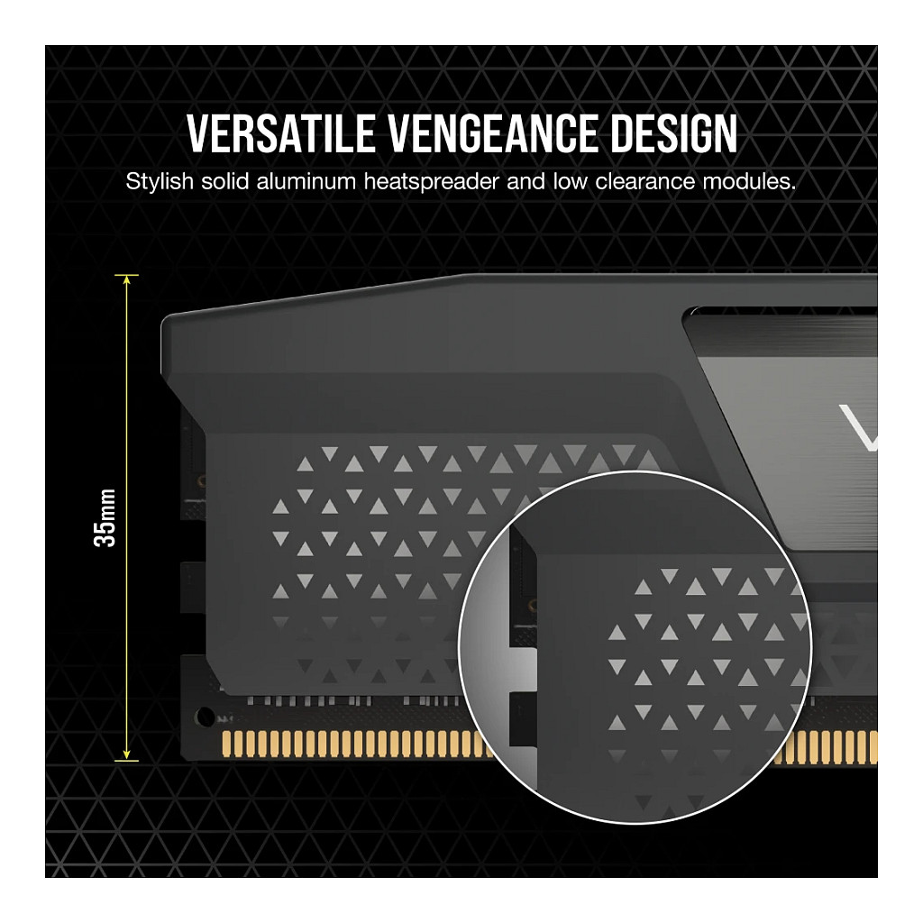 RAM Memorie DDR5 CORSAIR DIMM Kit 32 GB / 5600 MT/s – CL40 – VENGEANCE / Gri - 14