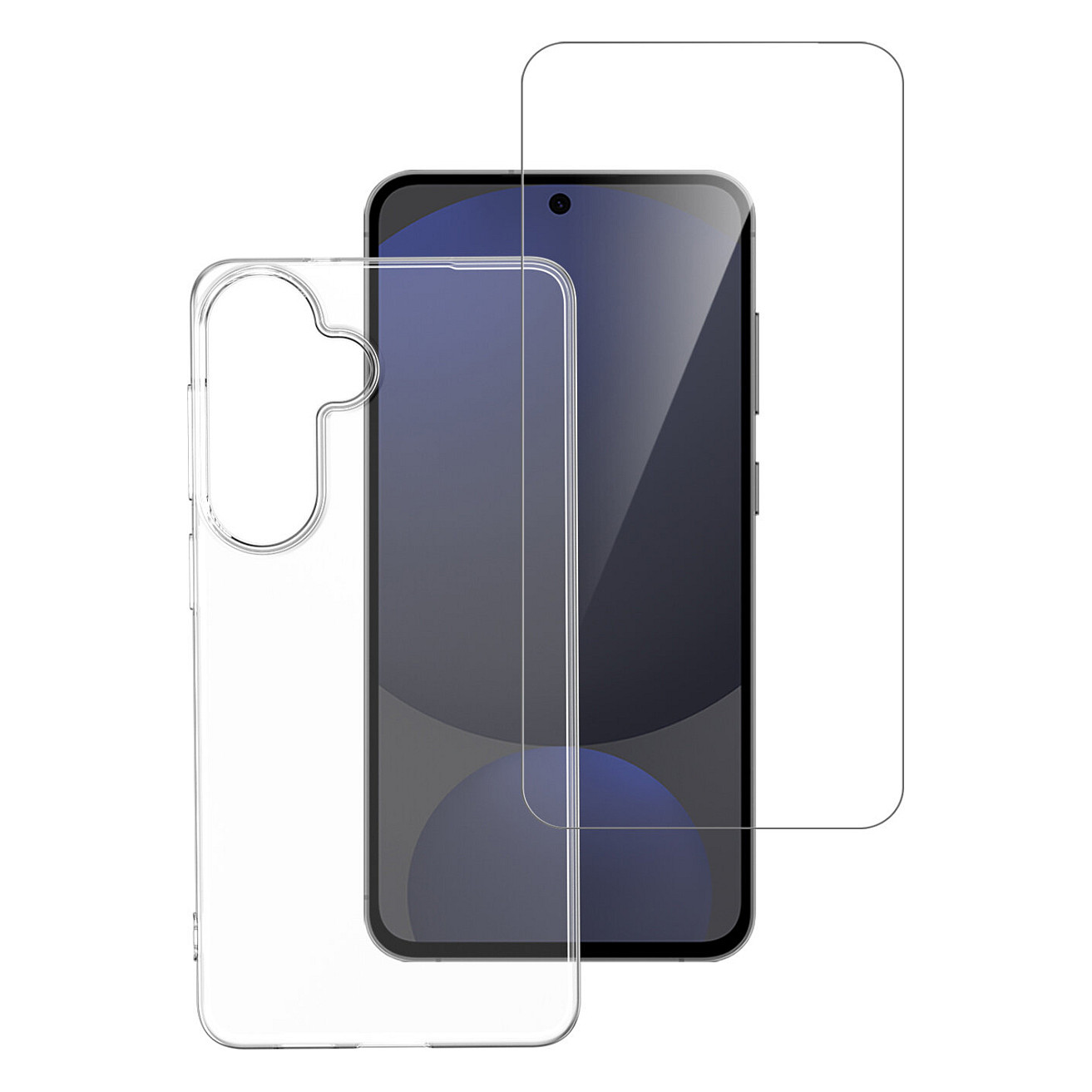 Aksesorë për telefon 4smarts 541739 / Case + Mbrojtëse për ekran / Samsung Galaxy S26 / 360° Protection Set - Transparente