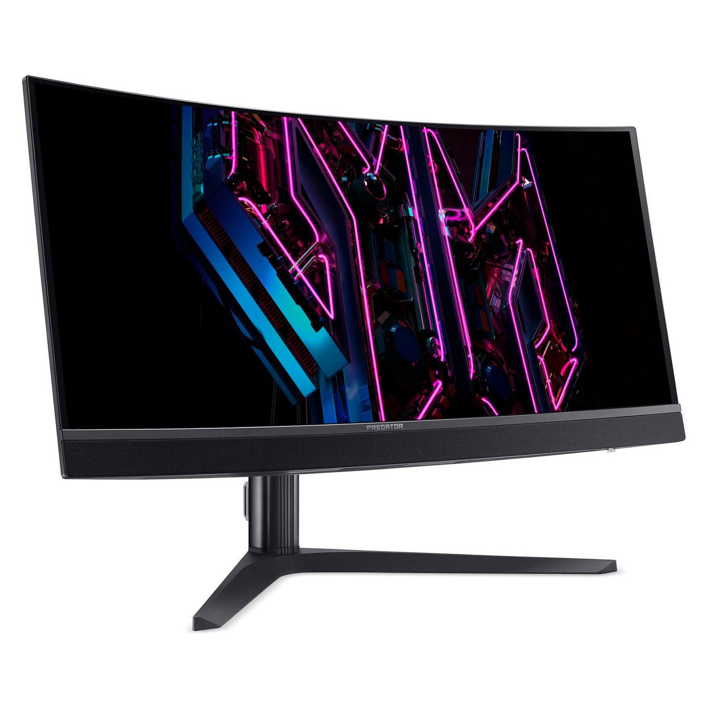 Monitor Gaming Acer X34V, 34", UWQHD OLED Curved, 175Hz, 0.1ms, HDMI + DP + USB-C - Zezë - 3