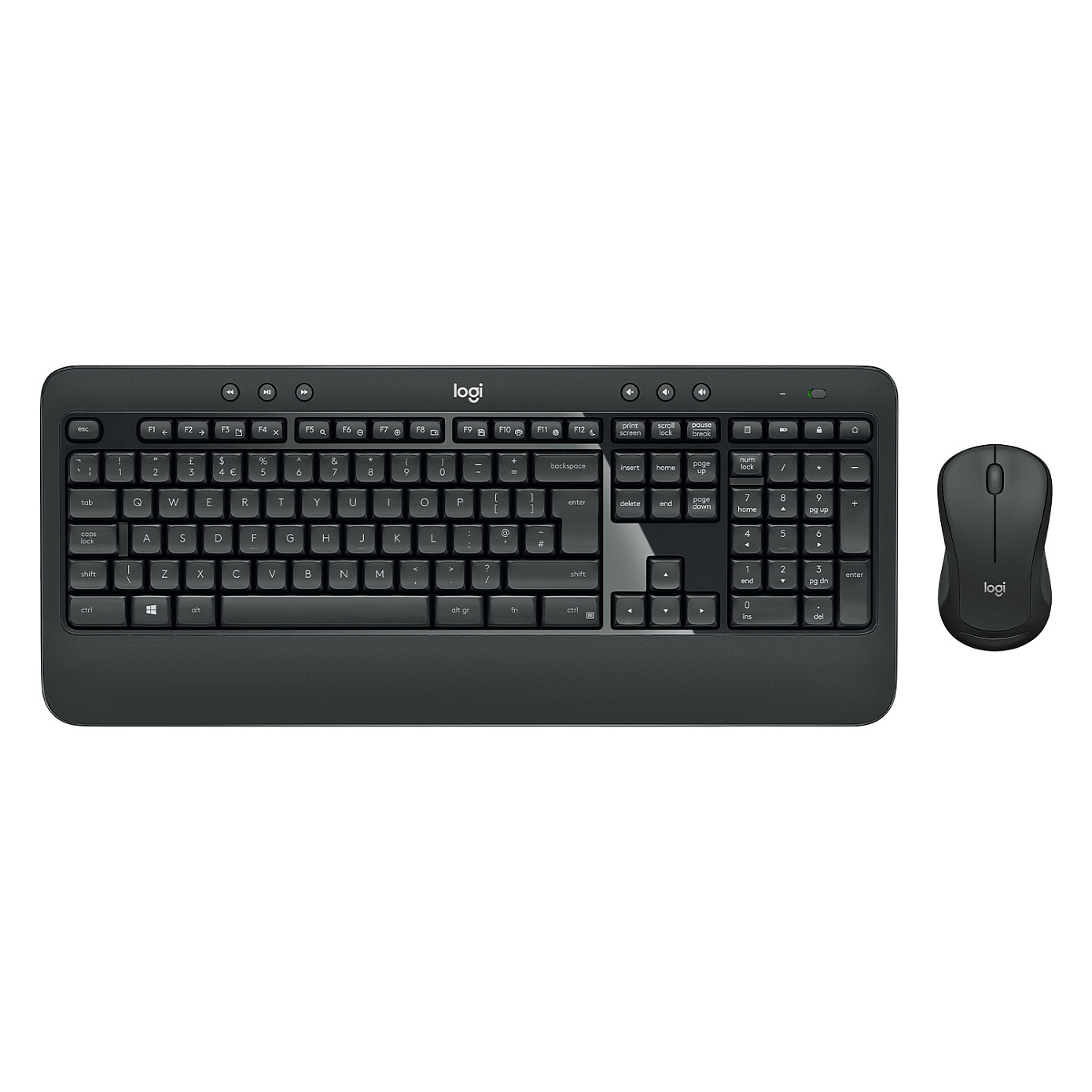 Tastierë dhe Maus pa Kabllo Logitech MK540 Advanced / RF Wireless – Zezë