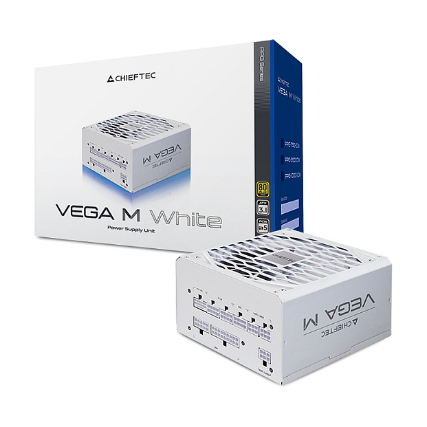 Furnizues Energjie Chieftec Vega PPG-1000-CW / 1000W / ATX / 80 PLUS Gold / Non Modular – Bardhë - 13