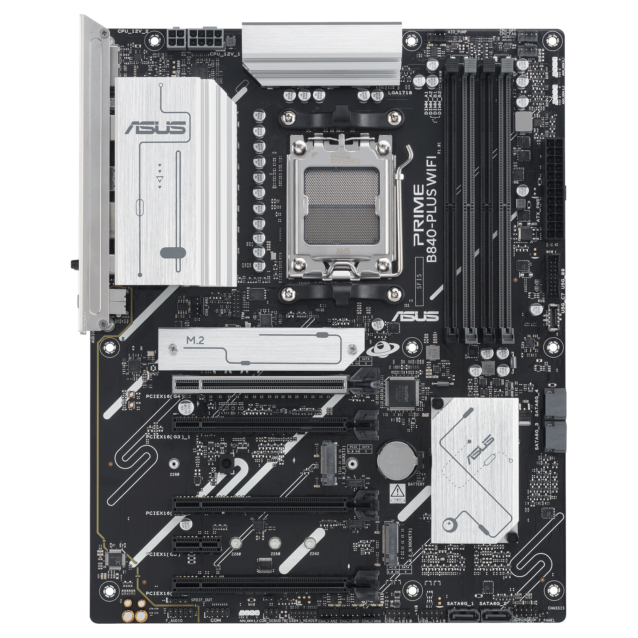 Pllakë amë AMD AM5 ASUS Prime B840-PLUS WIFI - 2