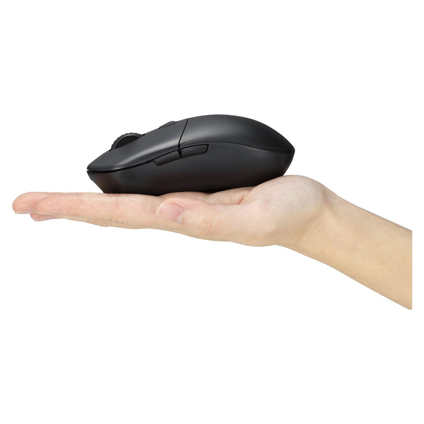 Maus pa Kabllo Kensington MY430 EQ / Optik / 2400 DPI / 6 Butona / 2.4 GHz / Bluetooth / USB-C / Bateri e Rikarikueshme - Zezë - 6