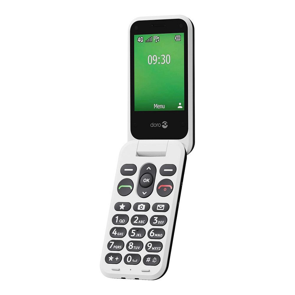 Telefon i thjeshtë Doro Leva E30 LTE - Zezë / Bardhë - 5