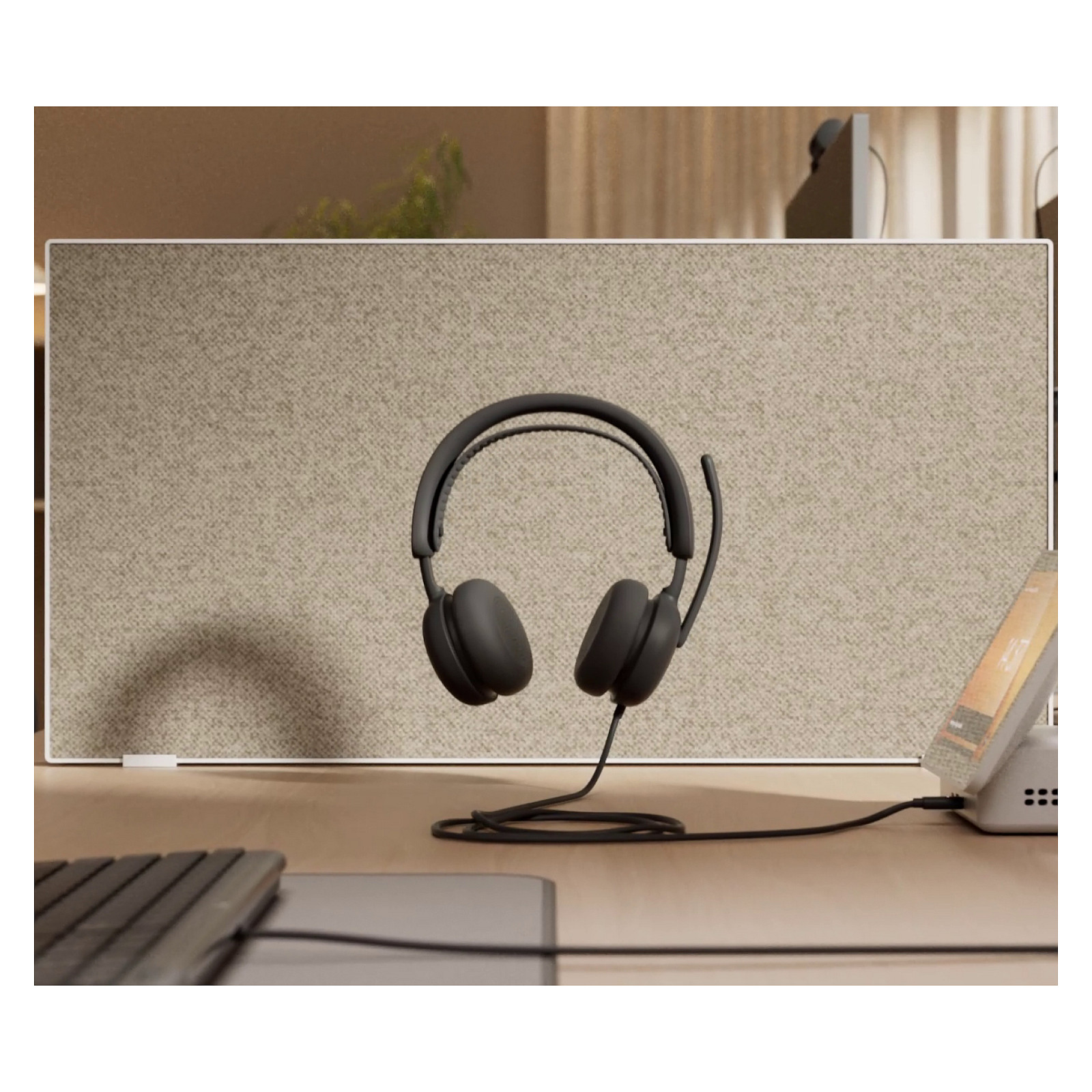 Kufje me Kabllo Logitech Zone Wired 2 for Business - Zezë - 6