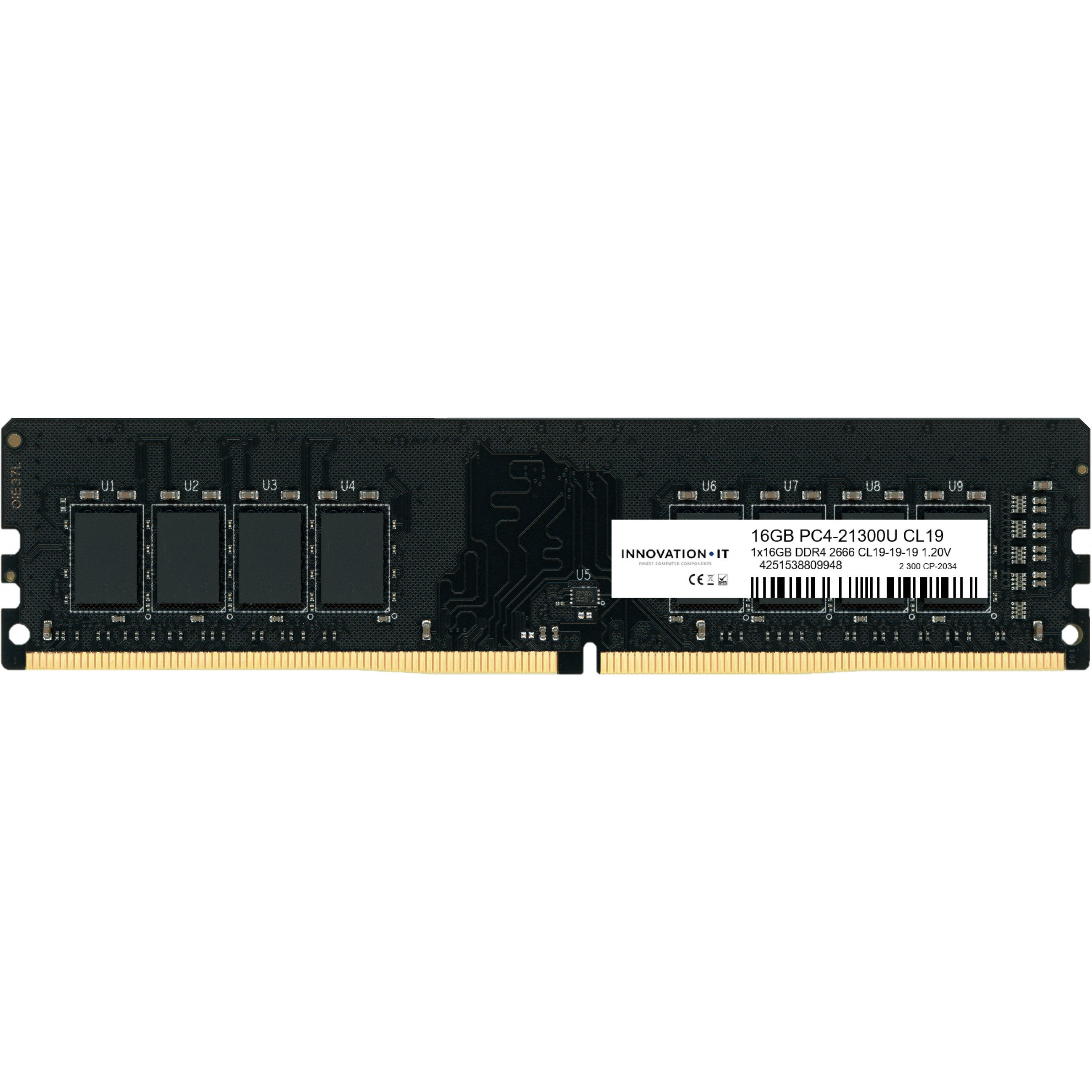 RAM Memorie DDR4 Innovation IT / 16GB / UDIMM / 2666MHz / CL19 / 288-pin
