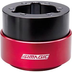 Aksesorë për Timon Simagic QR50 / Quick Release / 50mm / Për Wheelbase Simagic - Zezë/Kuqe - 1