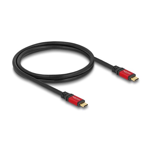 Kabllo DeLOCK 80098, USB-C në USB-C, USB 3.2 Gen 2, 10 Gbps, 100 W, 1 m - Shumëngjyrëshe
