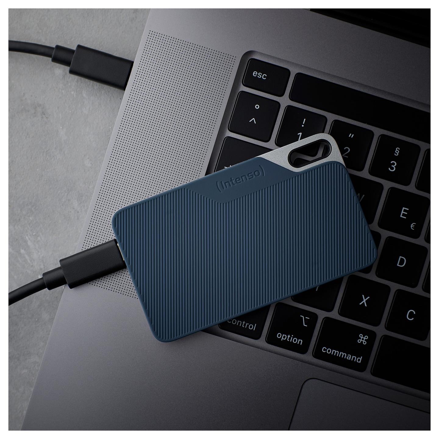 SSD e Jashtme Intenso TX100 / 250GB / USB-C 3.2 Gen 1 – Gri/Blu - 6