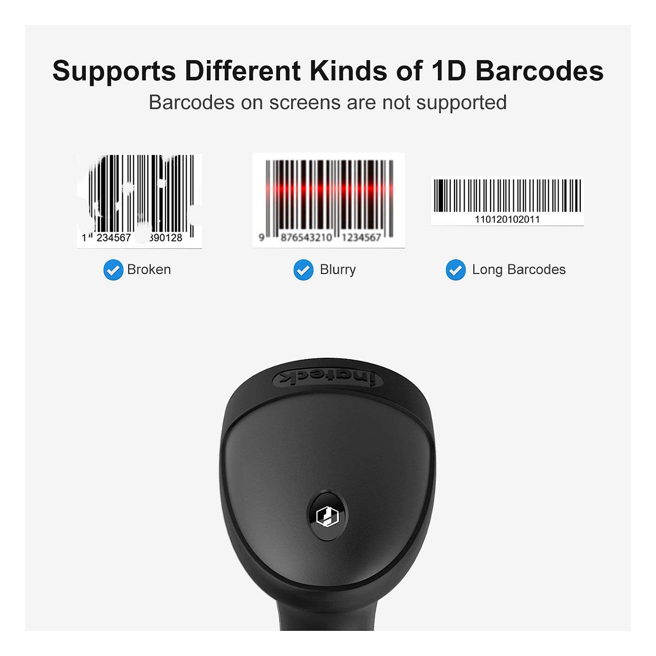 Skaner Barcodes Inateck 33 – Zezë - 3