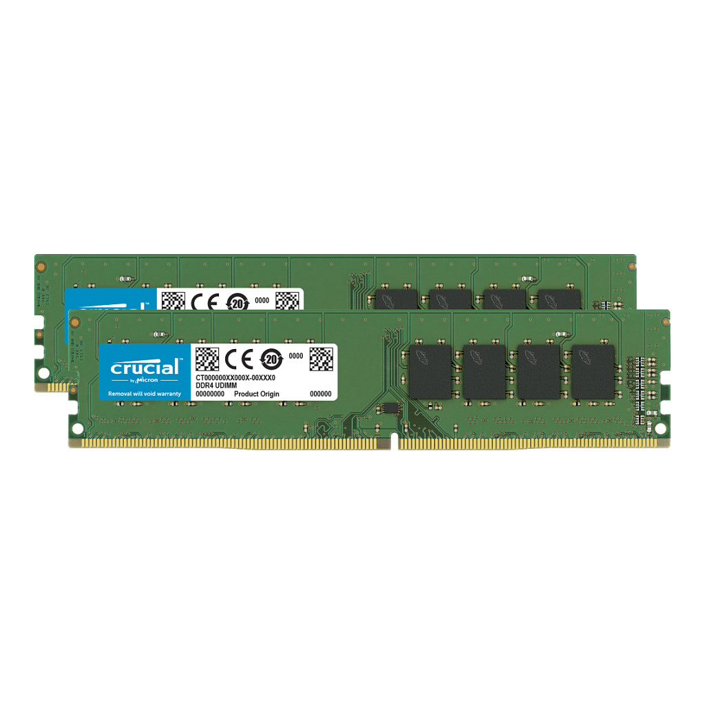 DDR4 3200 32GB KIT Crucial 16GBx2 - RAM Memorie - 1
