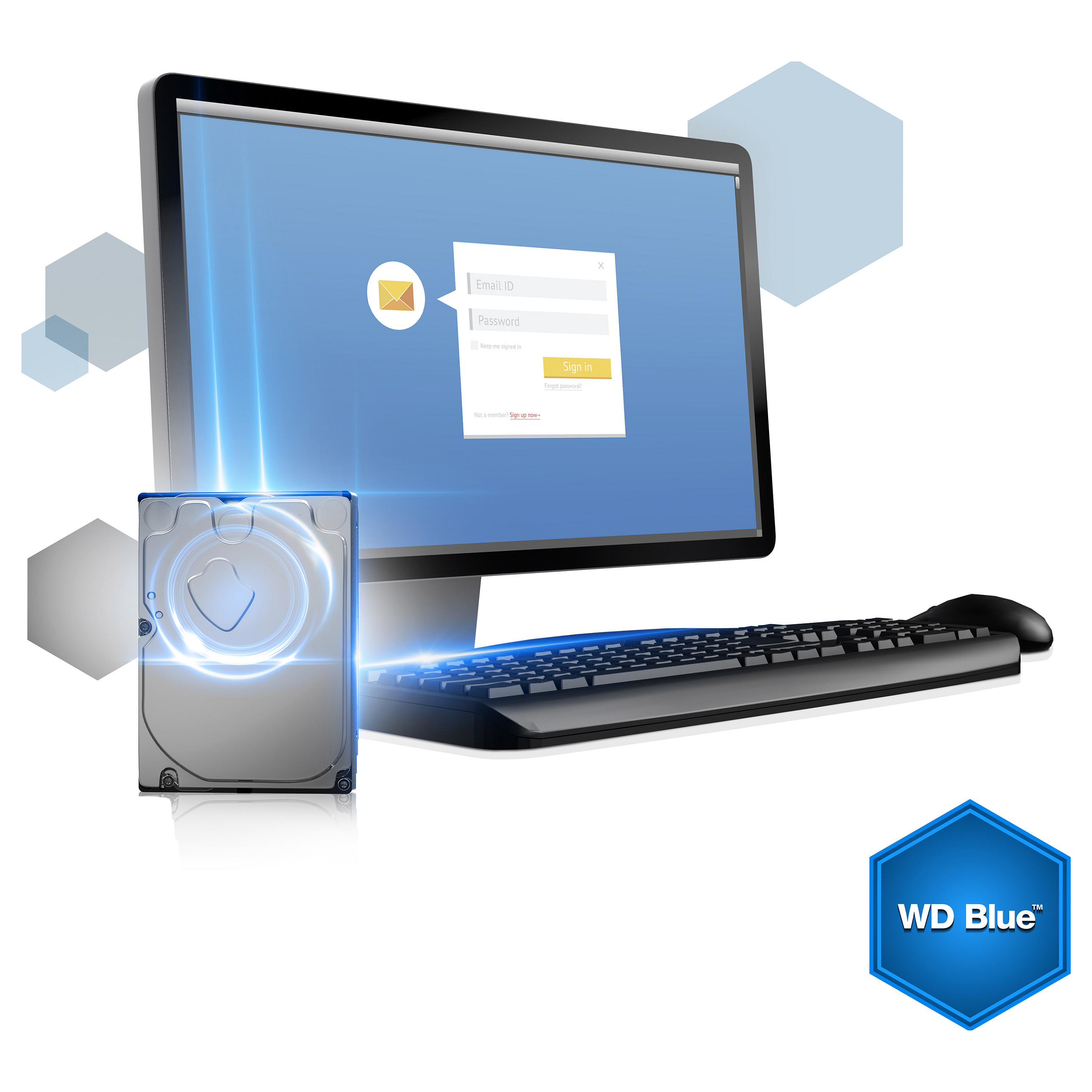 HDD e Brendshme Western Digital Blue / 500GB / 7200 RPM / 32MB - 12