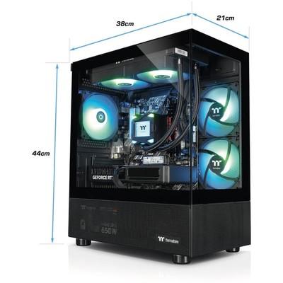 Kompjuter Gaming Thermaltake FTW V170A 5070 Elite Black, Ryzen 7 7800X3D, 32GB DDR5, 1TB, RTX 5070 12GB - Zezë - 6