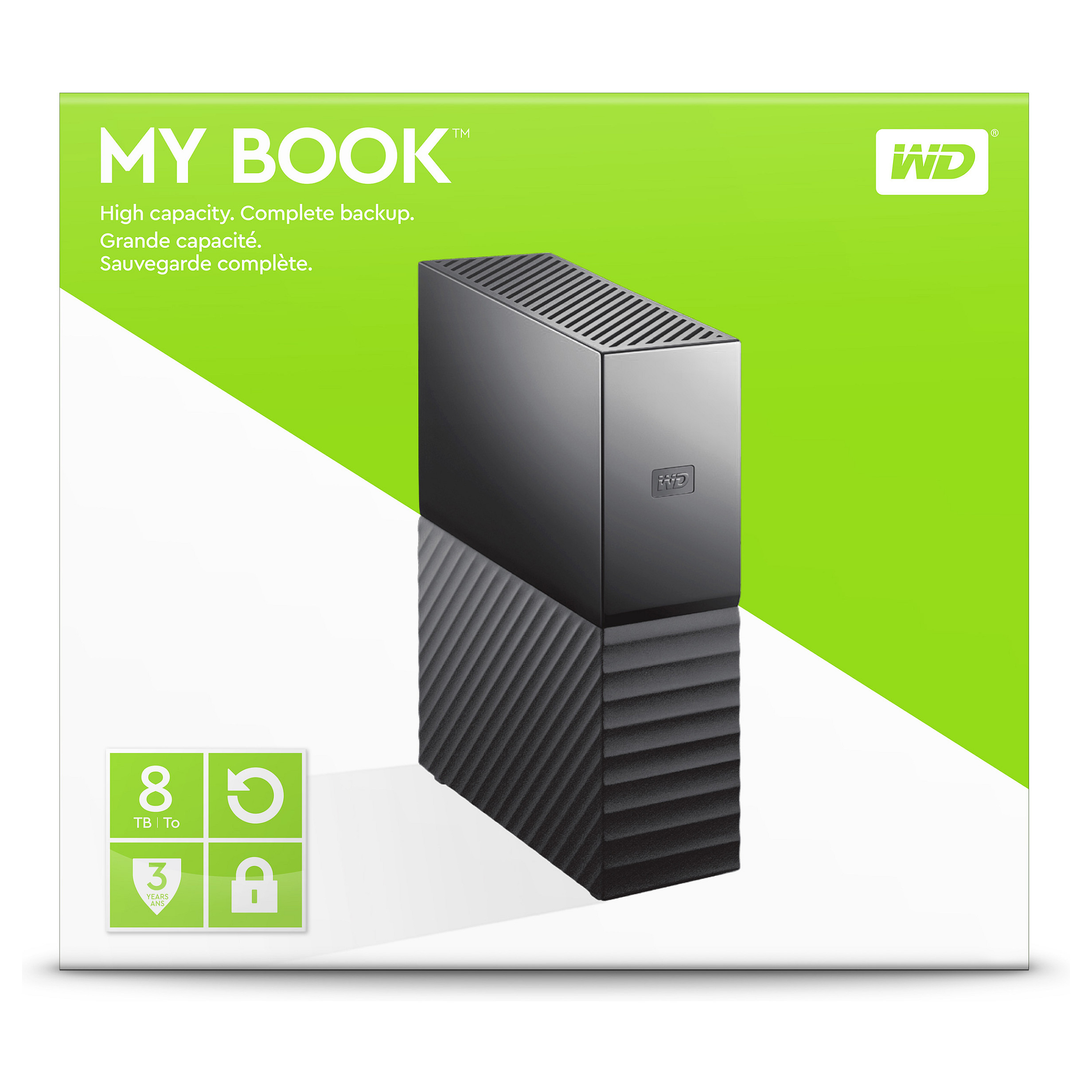 NAS 3.5 8TB WD My Book e zezë USB 3.0 - 11