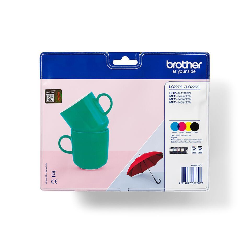 INK Brother LC-227XLVALBP / 6000 faqe / XL / Multipack - Shumëngjyrësh - 1