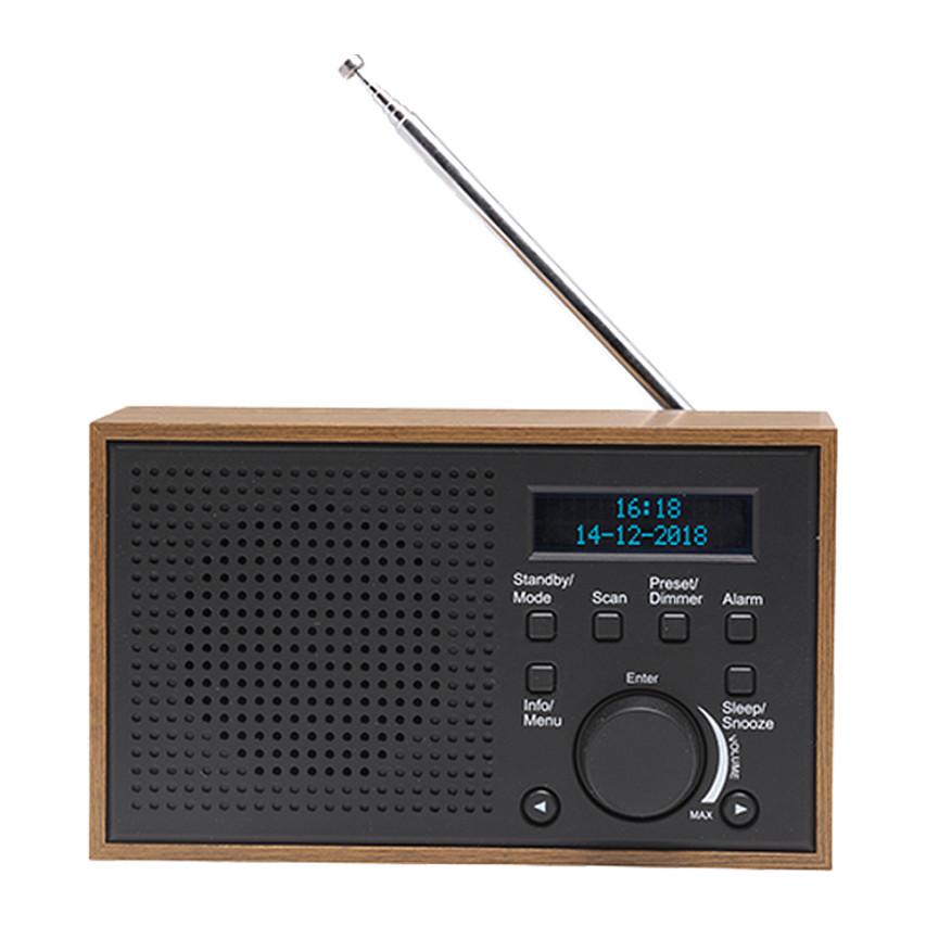 Radio DAB+ Denver DAB-46, FM, 2 W, Ekran LCD, Antenë Teleskopike – Gri e errët - 2