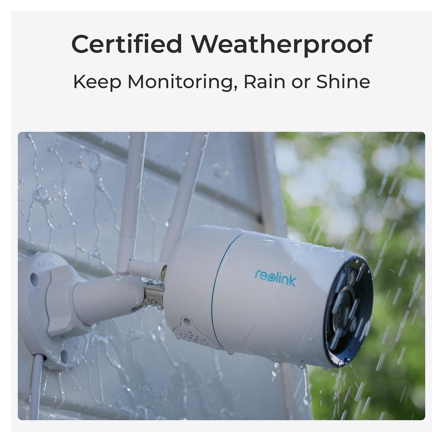 Kamerë Sigurie IP CCTV Reolink W330, 4K 8MP, 4 mm, 88.8°, Wi-Fi 6, IR 30 m, IP67 - Bardhë - 9