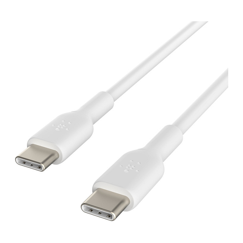 Kabllo Belkin CAB003BT1MWH / USB-C → USB-C / 1m – Bardhë