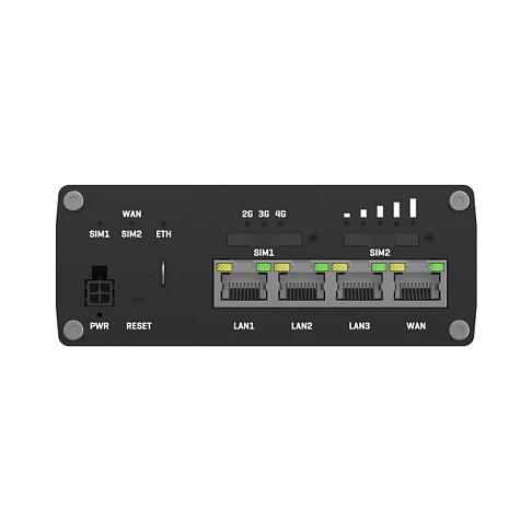 Teltonika RUTM09, Ruter Industrial, 4G LTE Cat 6, 1× Gigabit WAN + 3× Gigabit LAN, Dual SIM, GNSS, Carrier Aggregation, Failover – Zi - 4