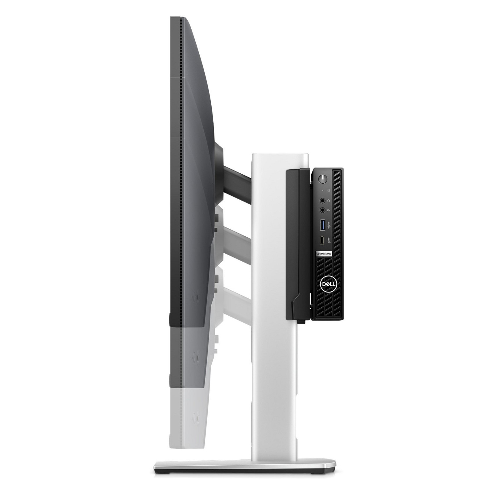 Mbajtëse për Monitor Dell Micro Form Factor All-in-One Stand Monitor Stand 19'-27' 5.8kg Silver - 3