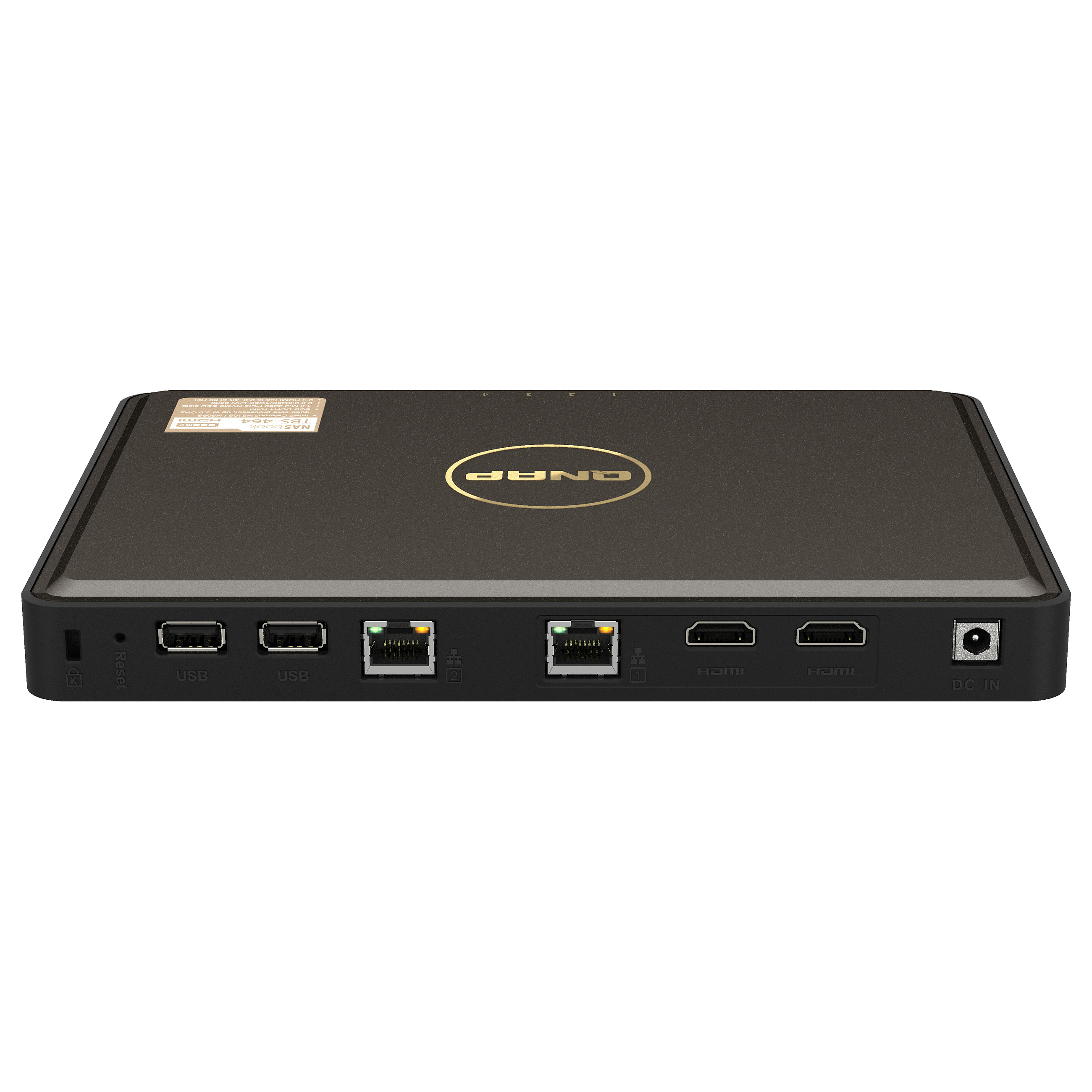 NAS QNAP TBS‑464‑8G 4‑Bay M.2 NVMe / Intel Celeron N5105/N5095 Quad‑Core 1.5GHz (burst 2.9GHz) / 8GB DDR4 - 2