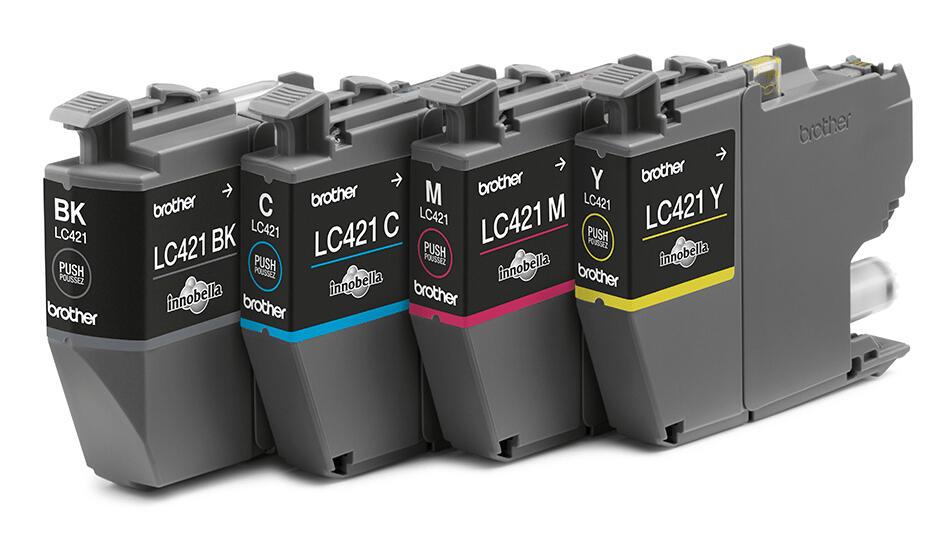 INK Brother LC-421VAL / 200 faqe / Multipack - Shumëngjyrësh